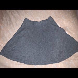 Grey circle skirt